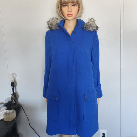 Wool/nylon blend coat - Picture 1 of 6